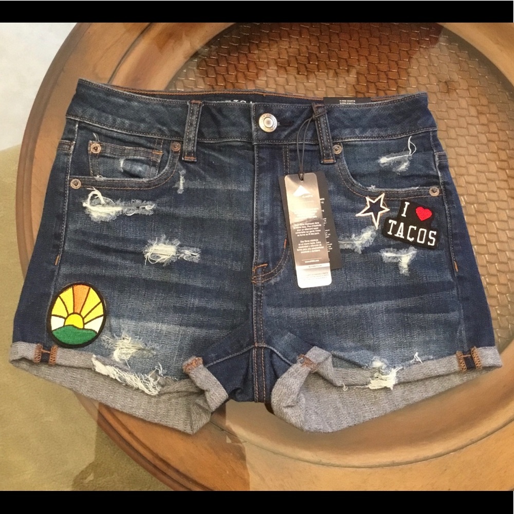 💥AEO Denim Hi-Rise Short💥